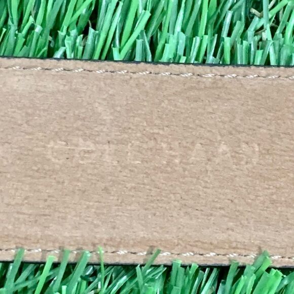 Cole Haan Dark Brown Alligator Embossed Belt. 38 - Picture 9 of 9